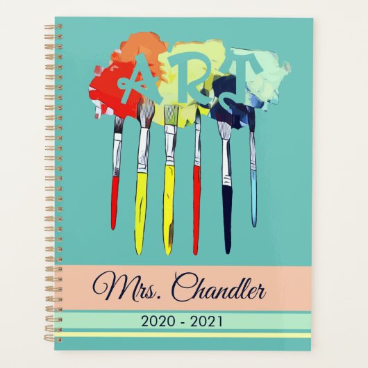 アートブラシとア絵を描ート先生 プランナー手帳 (正面)