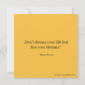 アートプリントカード花付き女性リース (裏面)