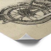 アートプリントクラシックオートバイ ポスター (角)