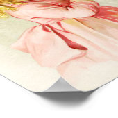 アートプリントバイマウードハンフリーGirl in Rain ポスター (角)