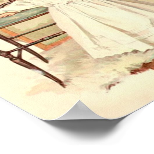 アートプリントバイモードハンフリーベビーの第一歩 ポスター (角)