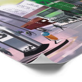 アートプリントマンチェスターピカディリートレインステーション ポスター (角)