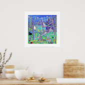 アートプリント:さくらんぼ狩りレムルス。リングや輪テール ポスター (キッチン)