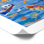 アートプリント:サンデー・セーリング、フォウィー、コーンウォール ポスター (角)