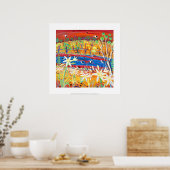 アートプリント：バンロックステーションペリカンとライリー ポスター (キッチン)