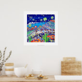 アートプリント:ペルーのパチャママ・ピパーズ。イスラタキレ ポスター (キッチン)