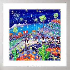 アートプリント:ペルーのパチャママ・ピパーズ。イスラタキレ ポスター