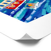 アートプリント:不機嫌犬とCornishmen, Falmouth ポスター (角)