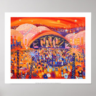 アートプリント: Africa Calling Live 8 The Eden project ポスター