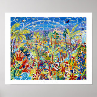 アートプリント: Garden of Eden, The Eden project ポスター