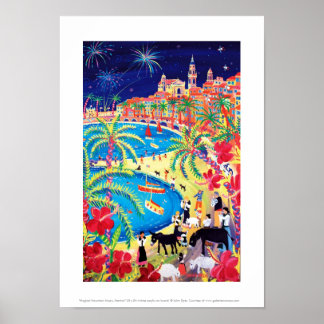 アートプリント: Magical Mountain Music, Menton ポスター