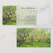 アートプロフェッショナル業素晴らしの花の園 名刺 (正面/裏面)