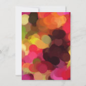 アートペイントパーティー 誕生日パーティー 招待状 (裏面)