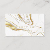 アートホワフェイクイト金ゴールドバックグラウンド名刺 名刺 (正面)