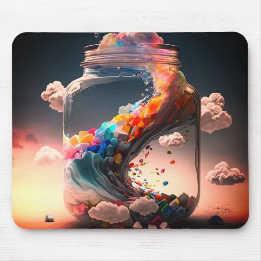 アートボトル マウスパッド (正面)