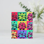 アートポイポップ・アートのンセチア色ブロックスクラップブック紙 (スタンド正面)