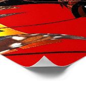 アートポスターお祝いショーガール ポスター (角)