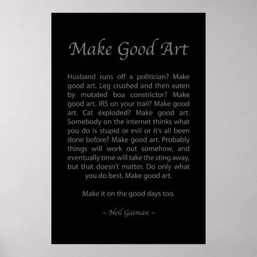 アートポスターを作る ポスター (正面)