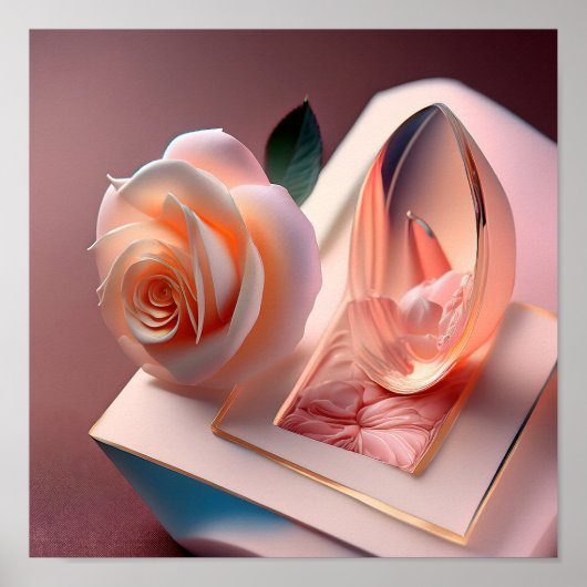 アートポスターテンプレート(マット/正方形) ポスター (正面)