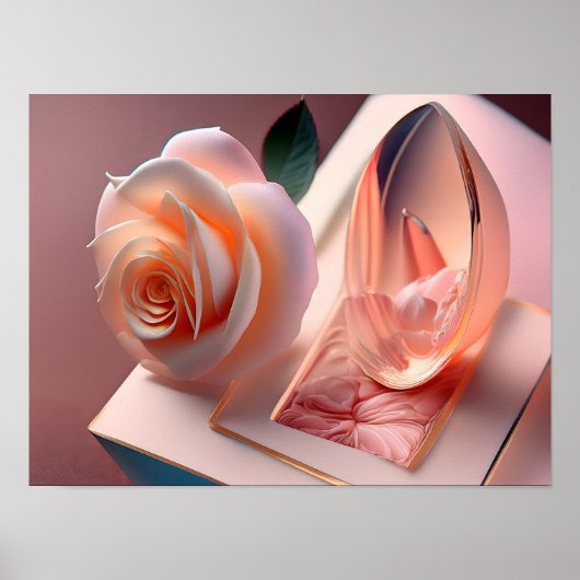 アートポスターテンプレート(マット/水平) ポスター (正面)