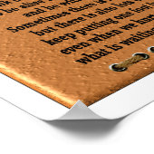 アートポスター引用文 – あなたが立ち上がる、あなた秋 ポスター (角)