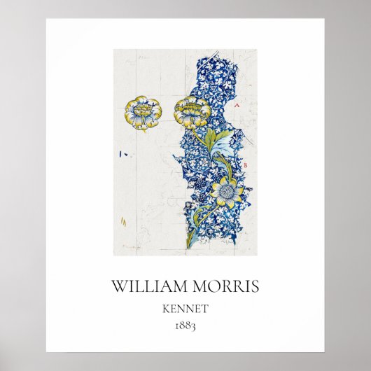 アートポスター：ウィリアム・モリス：ケネット： 1883 ポスター (正面)