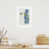 アートポスター：ウィリアム・モリス：ケネット： 1883 ポスター (キッチン)