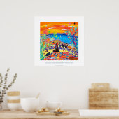 アートポスター：フェスティバルポテトIsla Taquile ポスター (キッチン)