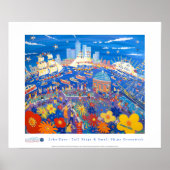 アートポスター:背の高い船と小さな船グリニッジ ポスター (正面)