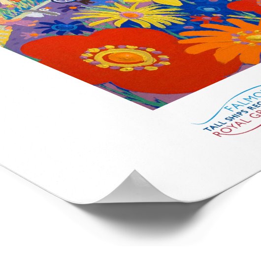 アートポスター:背の高い船と小さな船グリニッジ ポスター (角)