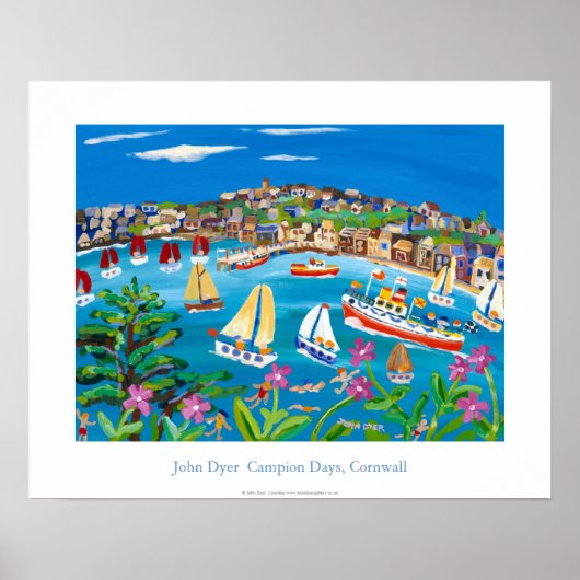 アートポスター: Campion日、Cornwall by John Dyer ポスター (正面)