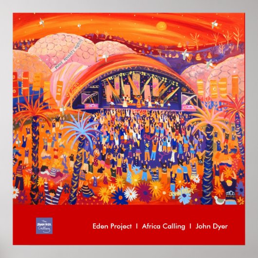 アートポスター: Eden Project LIVE 8 by John Dyer ポスター (正面)