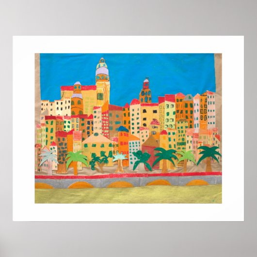 アートポスター: Menton ポスター (正面)