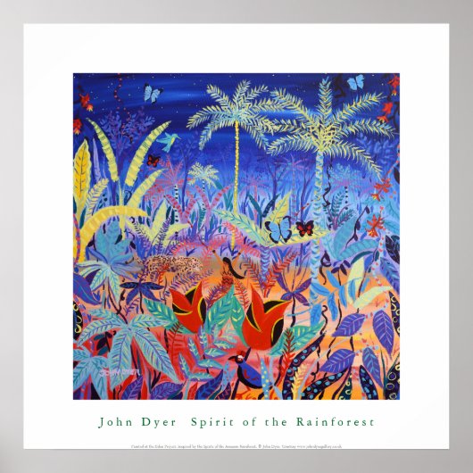 アートポスター： Spirit of the Amazon Rain forest ポスター (正面)