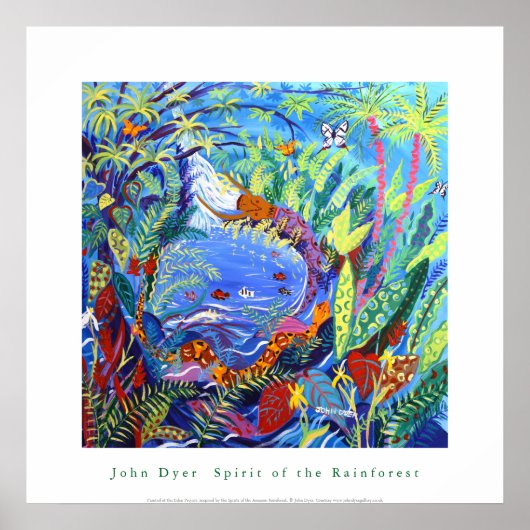 アートポスター： Spirit of the Amazon Rain forest ポスター (正面)
