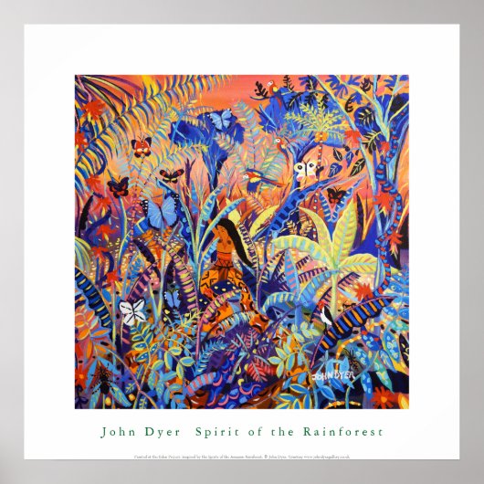 アートポスター： Spirit of the Amazon Rain forest ポスター (正面)