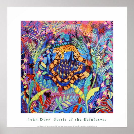 アートポスター： Spirit of the Amazon Rain forest ポスター (正面)