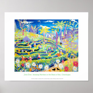 アートポスター: The Maze at Glendurgan by John Dyer ポスター