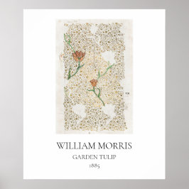 アートポスター： WILLIAM MORRIS : GARDEN TULIP : 1885 ポスター