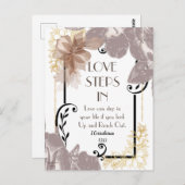 アートポストカードの愛のステップ ポストカード (正面/裏面)