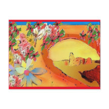 アートポストカードデザートブリッジ