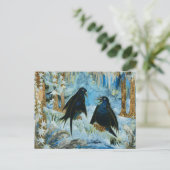 アートポストカード – 冬byミハリナヤノザンカ シーズンポストカード (スタンド正面)