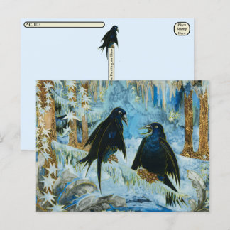 アートポストカード – 冬byミハリナヤノザンカ シーズンポストカード