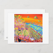 アートポストカード：湿地野生生物バンロック駅 ポストカード (正面/裏面)