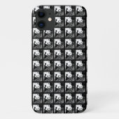 アートポップ・アートのかわいいジャイアントパンダB&W白黒 Case-Mate iPhoneケース (裏面)