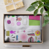 アートポップ・アートのと漫画の画像の切り離し紙 薄葉紙 (ギフト)