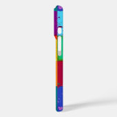 アートポップ・アートののグランジ色ブロック Case-Mate iPhoneケース (裏面 / 左)