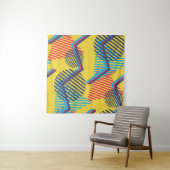 アートポップ・アートのの背景、抽象芸術の幾何学的テクスチャ。 タペストリー (インサイチュ)