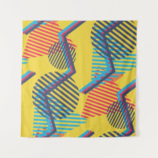 アートポップ・アートのの背景、抽象芸術の幾何学的テクスチャ。 タペストリー (正面)