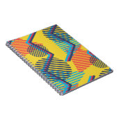 アートポップ・アートのの背景、抽象芸術の幾何学的テクスチャ。 ノートブック (右側)